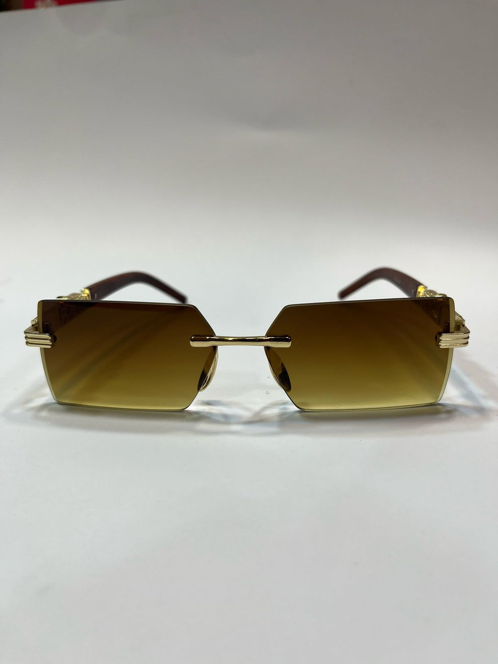 Rimless Glassess with Leopard