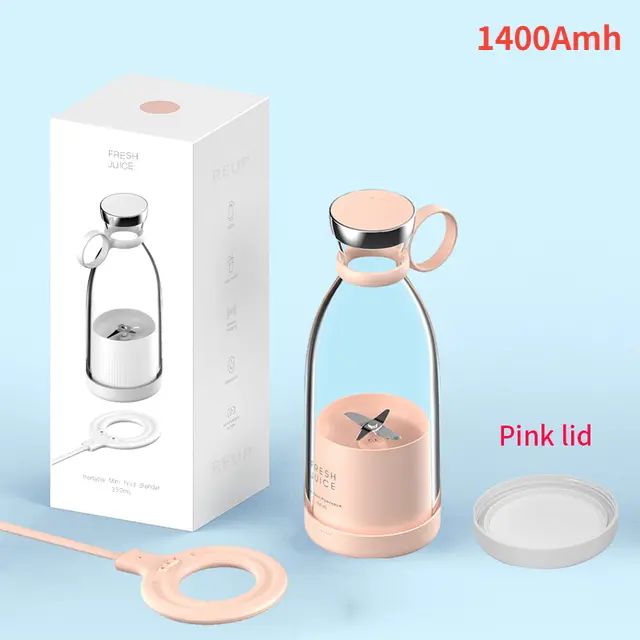 Portable Rechargeable juicer blender wireless mixer fresh juice 350ml With charger - Classy Pk
